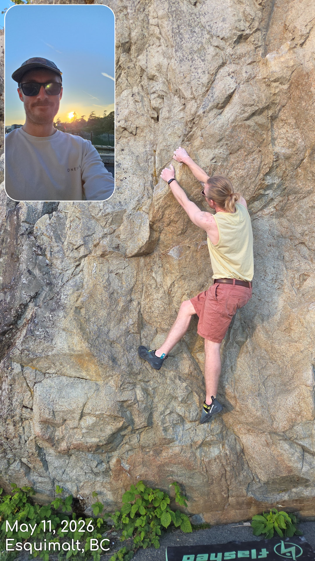 A day of bouldering in Esquimalt, BC