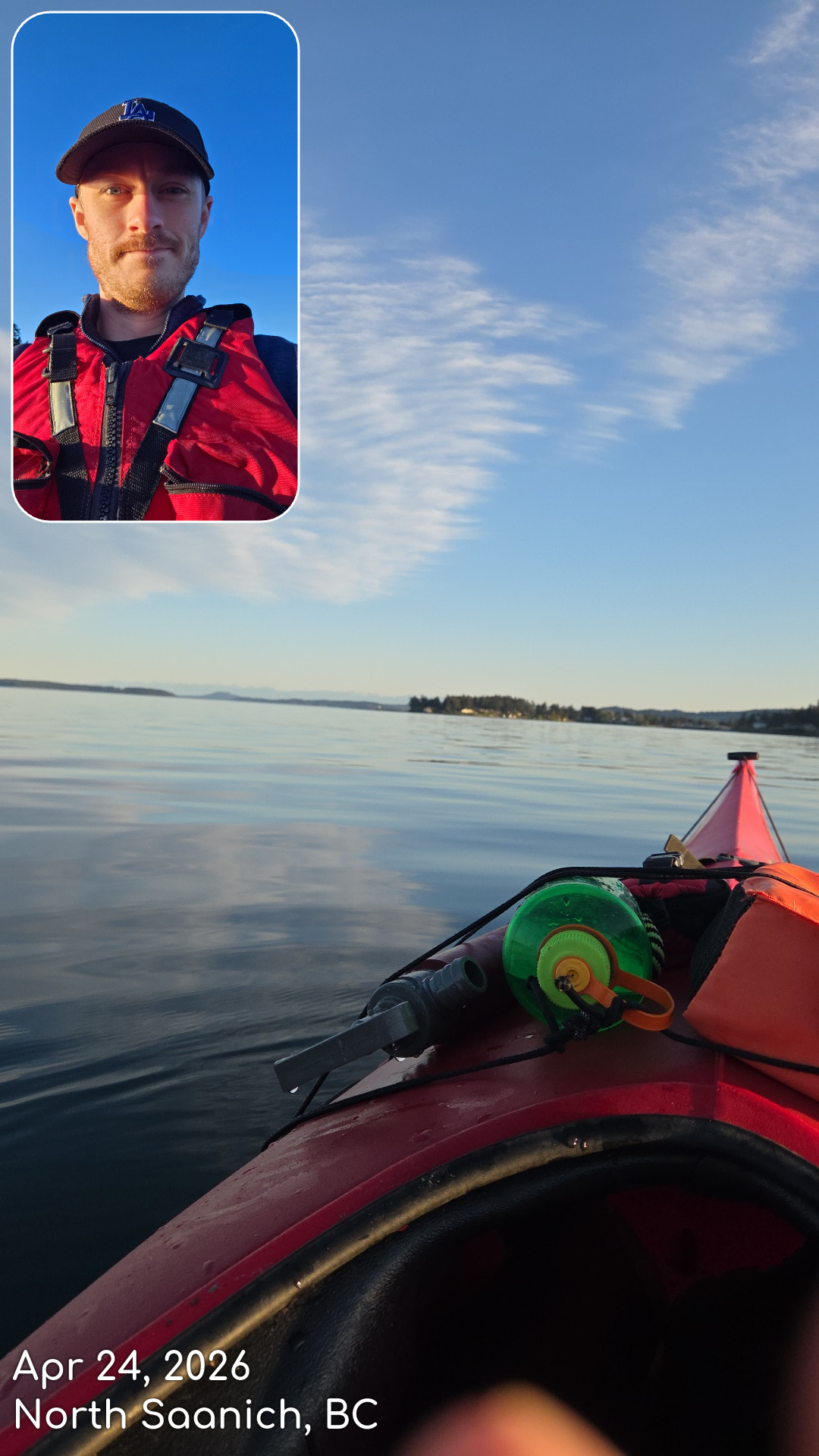 A day of kayaking in North Saanich, BC